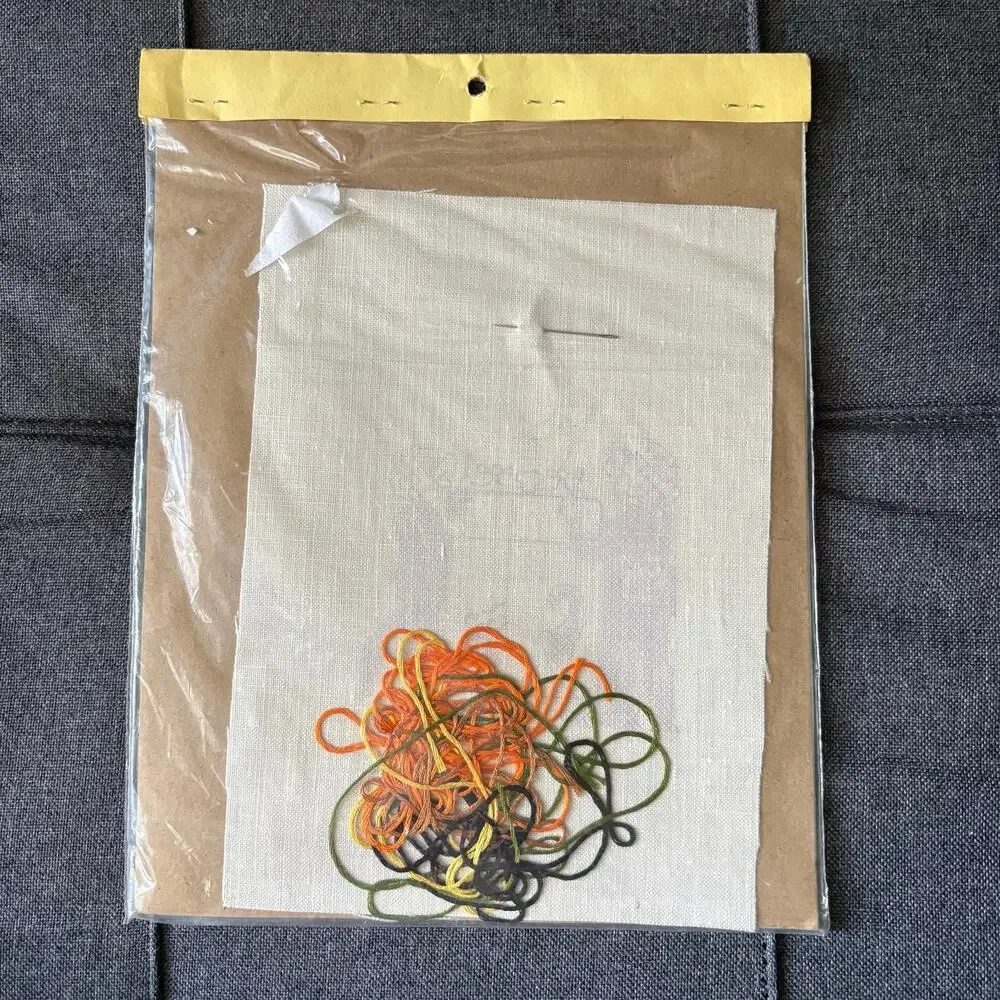 Bathroom Sampler Vintage Stamped Embroidery Kit by Patty Ann Creations - 1980s